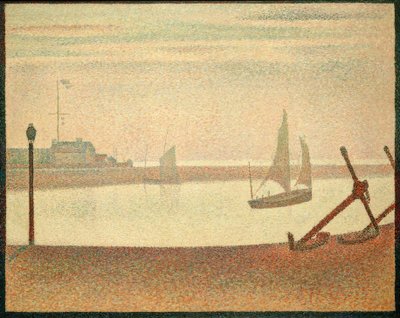 The Channel of Gravelines: An Evening by Georges Seurat